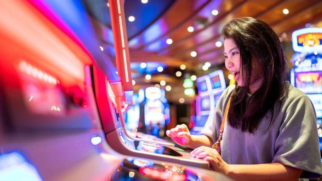 Slot Machine at a Casino