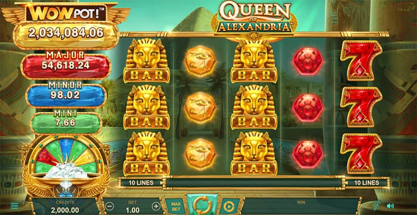 Queen of Alexandria WowPot Slot