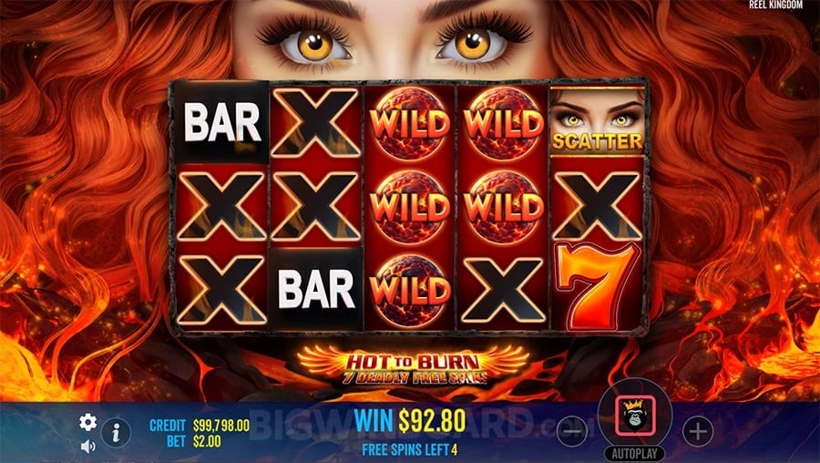 Hot to Burn 7 Deadly Free Spins